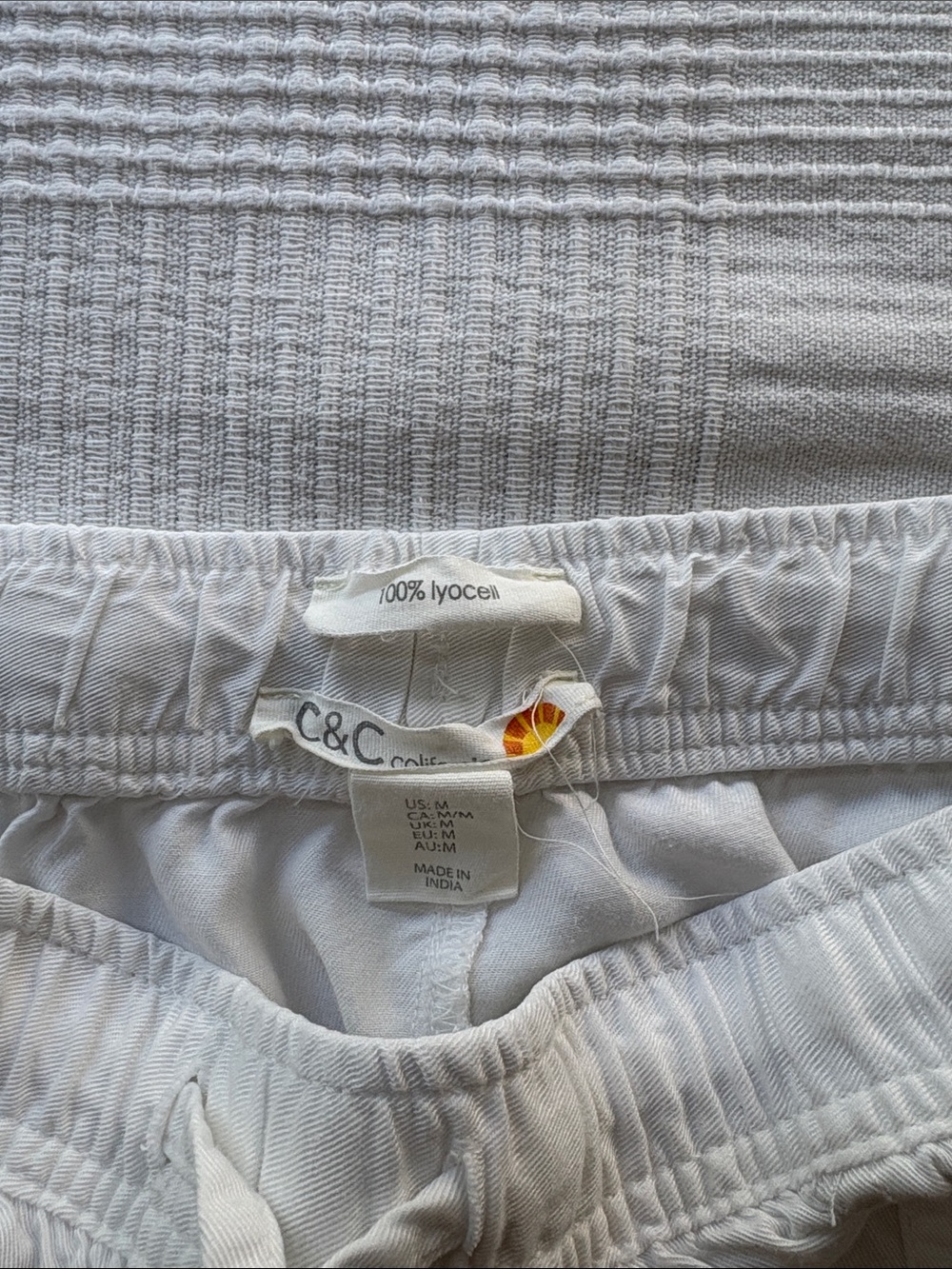 C&C California White Cargo Jogger Pants - Picture 4 of 6